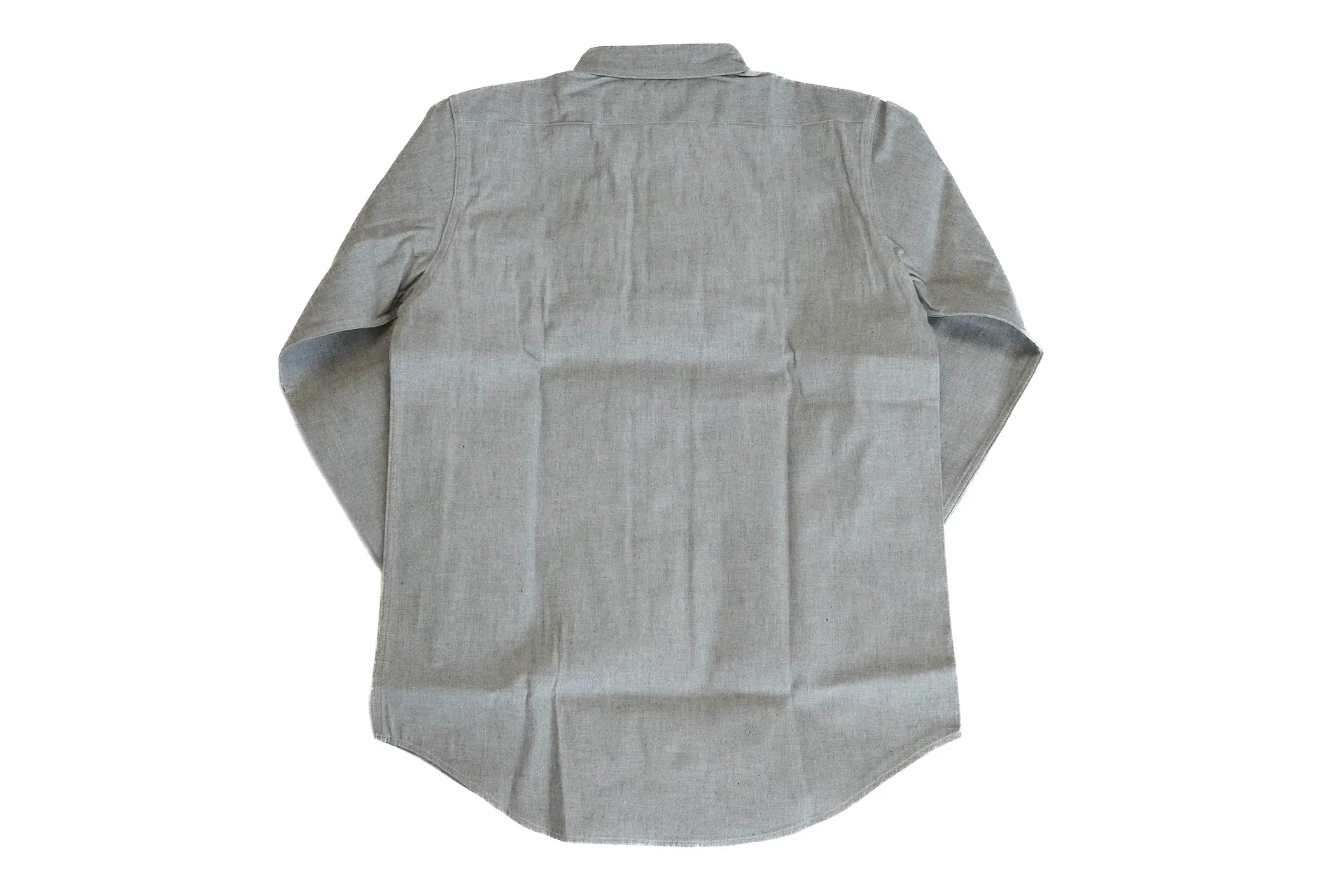 Warehouse Co. 8oz "Treton Steel" Selvage Chambray Worker Shirt (Heather Grey)