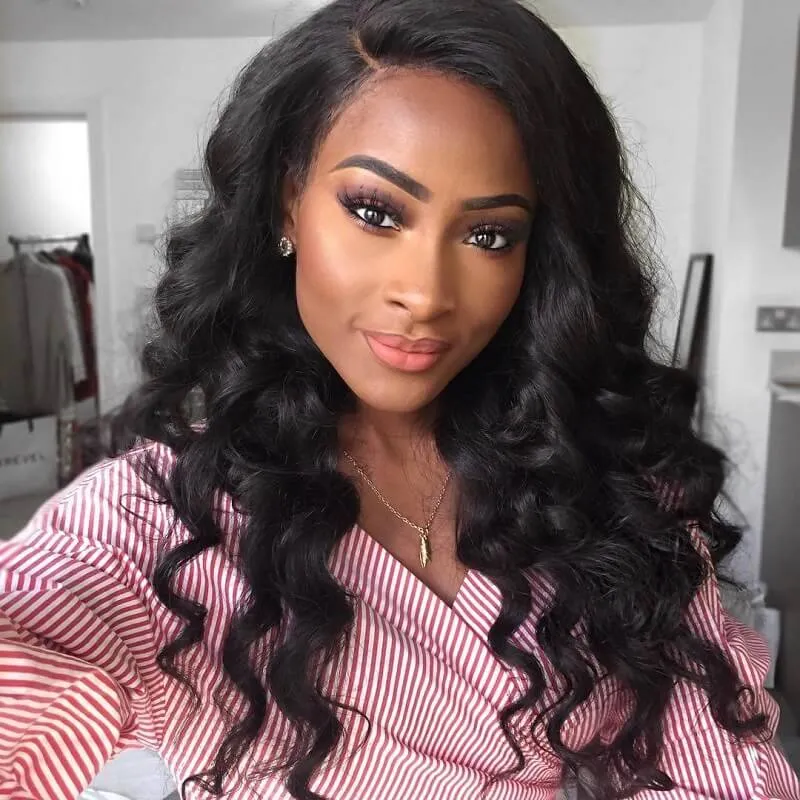 Wavymy Loose Wave 13x4 HD Lace Front Wigs Virgin Human Hair Lace Frontal Wig Transparent Lace Wig