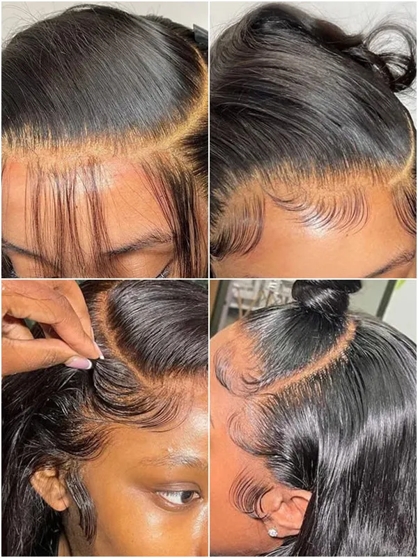 Wavymy Loose Wave 13x4 HD Lace Front Wigs Virgin Human Hair Lace Frontal Wig Transparent Lace Wig