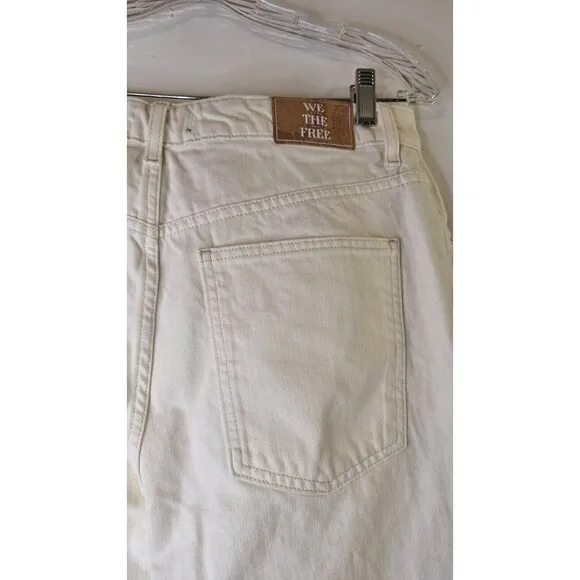 WE THE FREE Pacifica High Rise Slim Straight Leg Jeans Women's Sz 31 Festival