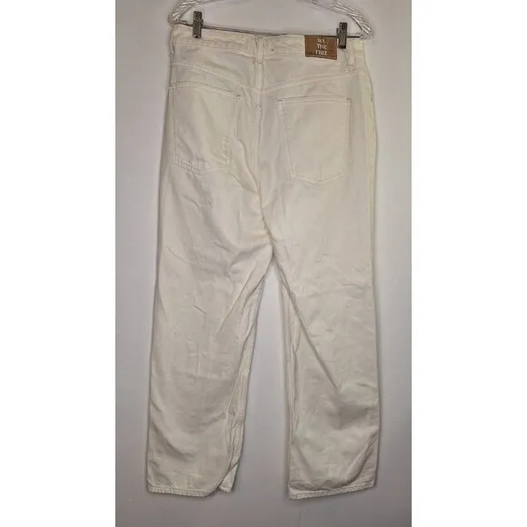 WE THE FREE Pacifica High Rise Slim Straight Leg Jeans Women's Sz 31 Festival