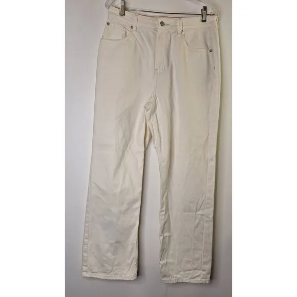 WE THE FREE Pacifica High Rise Slim Straight Leg Jeans Women's Sz 31 Festival