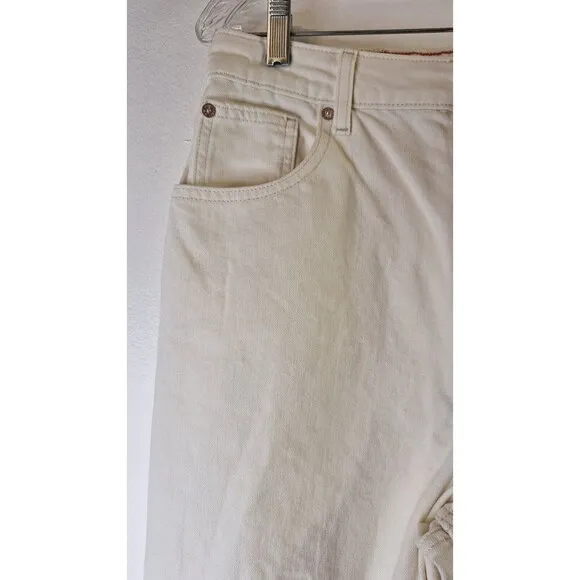 WE THE FREE Pacifica High Rise Slim Straight Leg Jeans Women's Sz 31 Festival