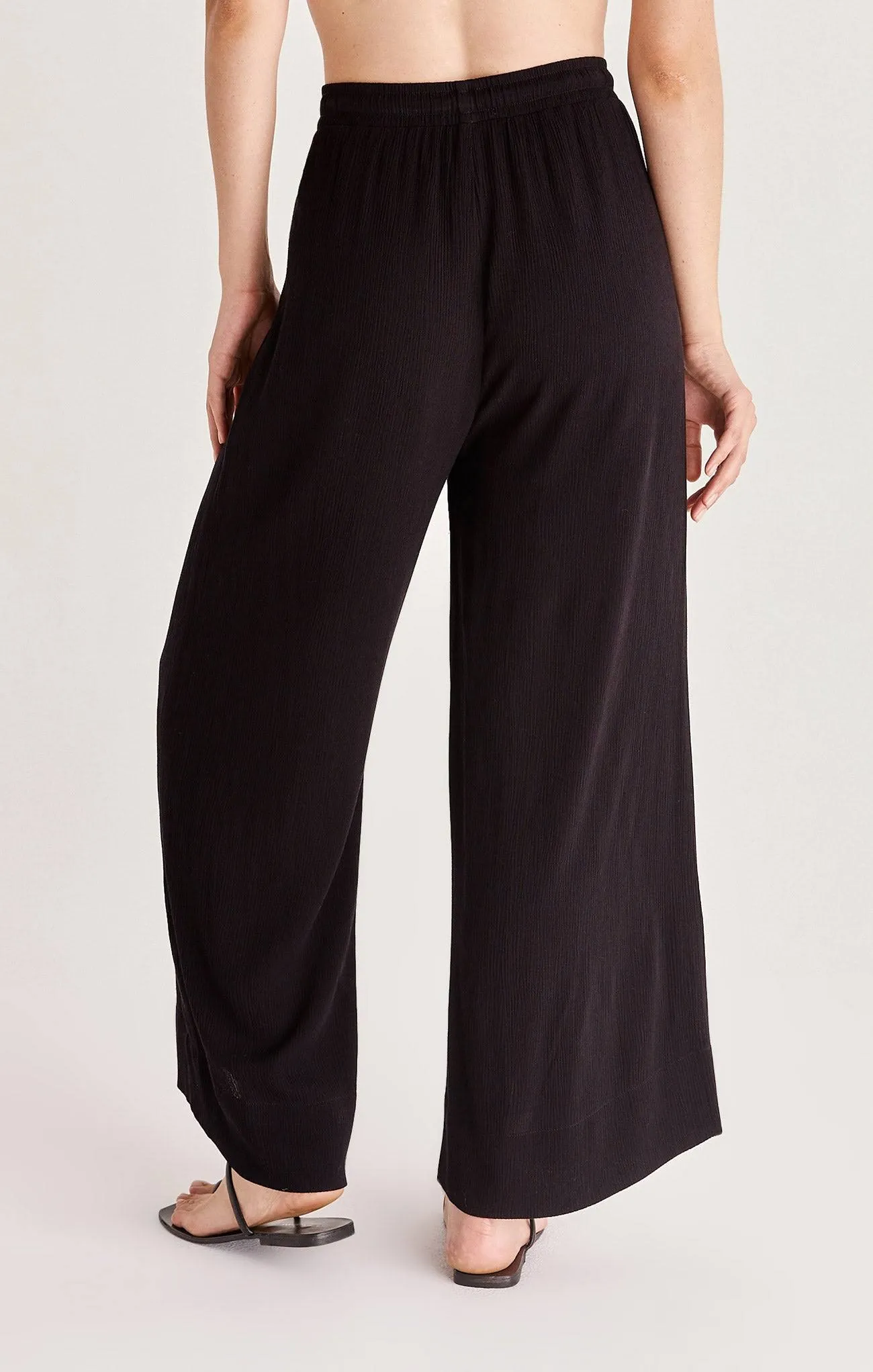 Whitesands Wide Leg Pants Black