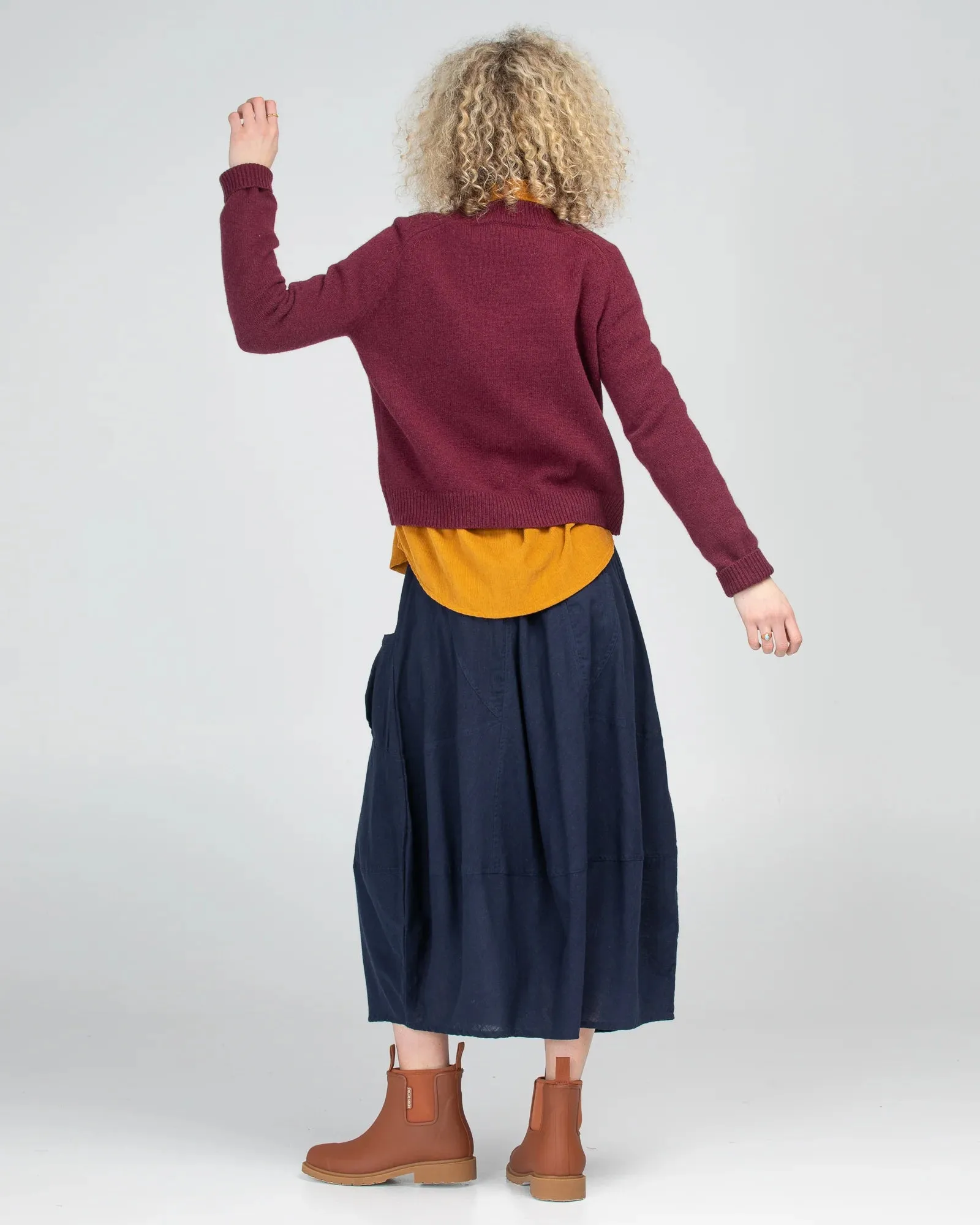 Winter Guru Skirt -Navy