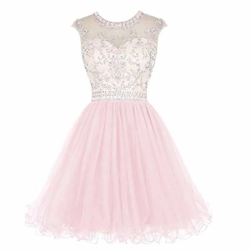 Women's Cocktail Dresses Sequin Short Homecoming Dress Gala Prom Gown
