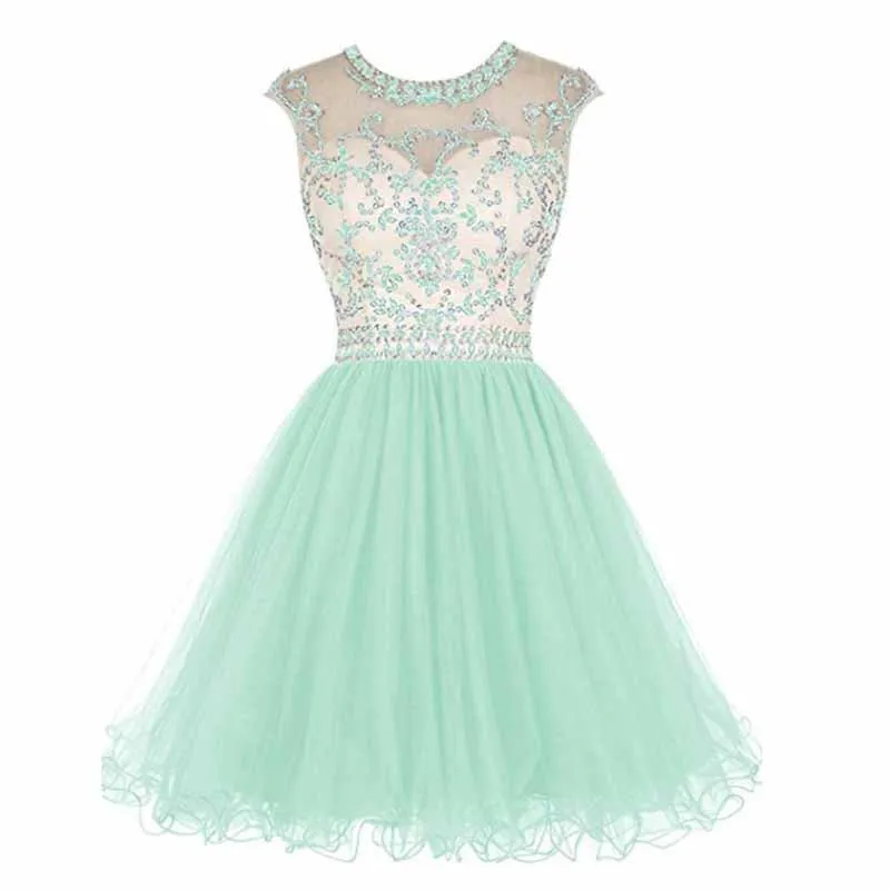 Women's Cocktail Dresses Sequin Short Homecoming Dress Gala Prom Gown