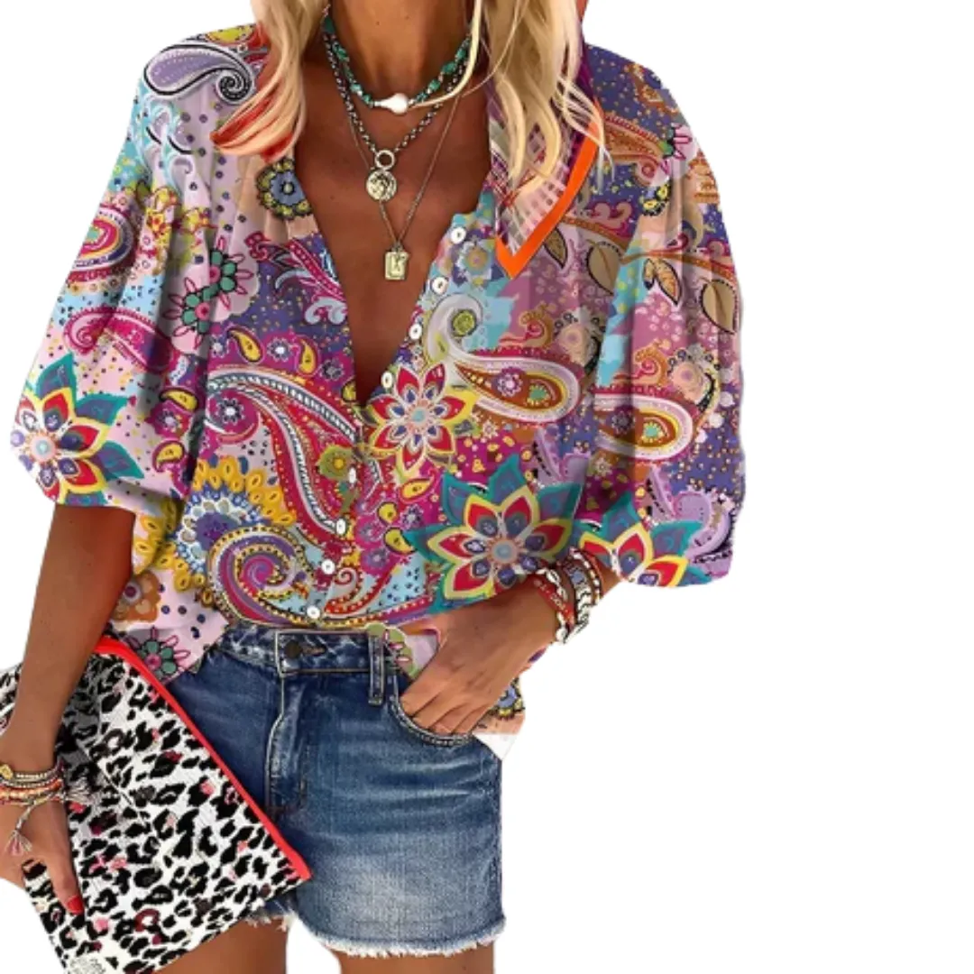Women's Oversized Summer Shirt | Hawaiian