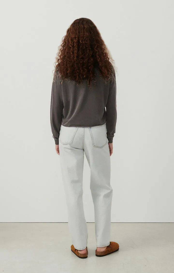 WOMEN'S T-SHIRT LS PYMAZ - VINTAGE CARBON