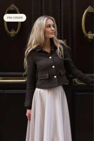 Wool Tweed Blazer | Espresso