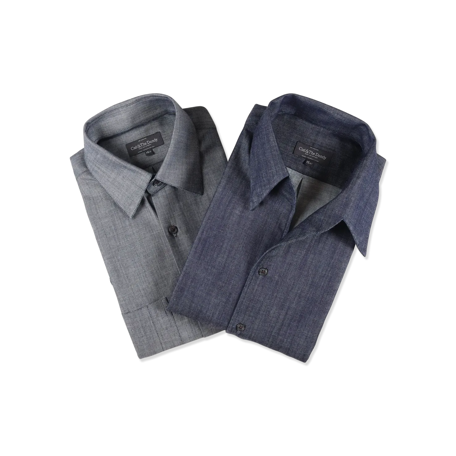 Workshirt in Indigo Herringbone Denim
