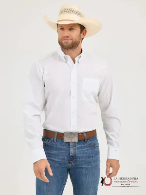 Wrangler Men Ceramic White Dot Long Sleeve Shirt - 5607