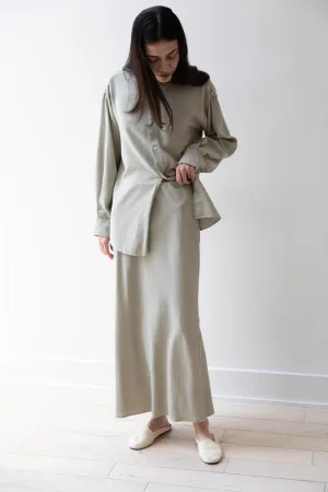 Wright & Doyle | Bias Skirt in Linden Green