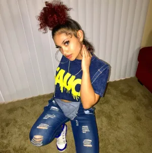 Yellow Sauce | Blue Vintage Wash Tee