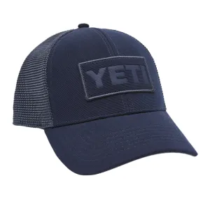 Yeti Navy On Navy Patch Trucker Hat
